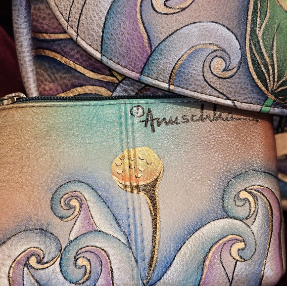 Anushka Leather flap crossbody and coin purse - Picture 5 of 16